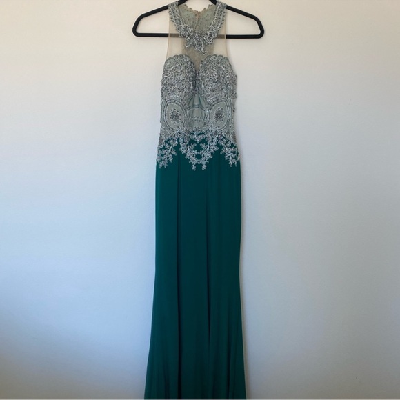 Mermaid Green Prom Dress - Picture 10 of 10